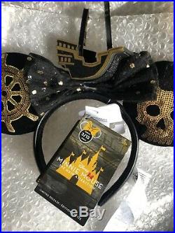 Disney Minnie Mouse Main Attraction Ears Feb Pirates of the Caribbean 2 of 12