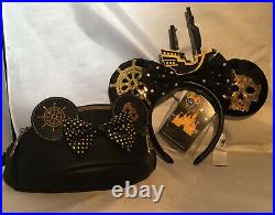 Disney Minnie Mouse Main Attraction Pirates of the Caribbean Fanny Pack & Ears