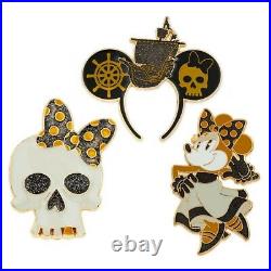 Disney Minnie Mouse Main Attraction Pirates of the Caribbean Pin Set February