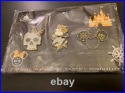 Disney Minnie Mouse The Main Attraction Pirates Of The Caribbean Pin Set 2/12NEW