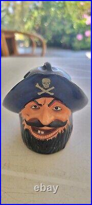 Disney New Orleans Square Pirates of Caribbean Condiment Jar Set Vtg 1960s