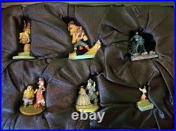 Disney PIRATES OF THE CARIBBEAN Miniature Pewter Set DISNEYLAND's 50TH Box + COA