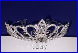 Disney Parks Arribas Pirates Of The Caribbean Jeweled Crystal Tiara Silver Tone Disney Parks Arribas Pirates Of The Caribbean Jeweled Crystal Tiara Silver Tone