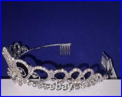 Disney Parks Arribas Pirates Of The Caribbean Jeweled Crystal Tiara Silver Tone Disney Parks Arribas Pirates Of The Caribbean Jeweled Crystal Tiara Silver Tone