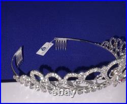 Disney Parks Arribas Pirates Of The Caribbean Jeweled Crystal Tiara Silver Tone Disney Parks Arribas Pirates Of The Caribbean Jeweled Crystal Tiara Silver Tone