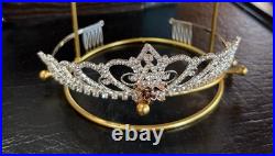Disney Parks Arribas Pirates Of The Caribbean Jeweled Crystal Tiara Silver Tone Disney Parks Arribas Pirates Of The Caribbean Jeweled Crystal Tiara Silver Tone