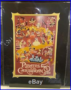 Disney Parks Exclusive Pirates Of The Caribbean 50 Years Print By Mike Peraza