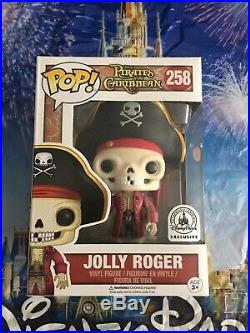 Disney Parks Exclusive Pirates Of The Caribbean Jolly Roger Pop Figure Funko
