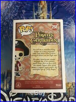 Disney Parks Exclusive Pirates Of The Caribbean Jolly Roger Pop Figure Funko