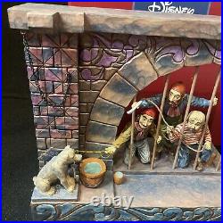 Disney Parks Jim Shore Pirates Of The Caribbean Jail Scene Figurine New