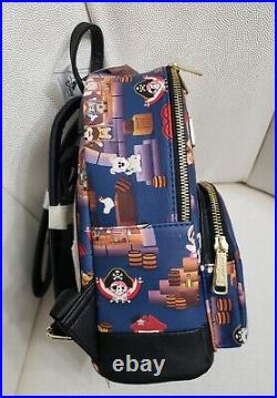 Disney Parks Loungefly Pirates of the Caribbean Mini Backpack Bag NEW