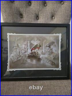 Disney Parks Noah Art Pirates of the Caribbean Thar' Be Pirates 15x19 Framed Disney Parks Noah Art Pirates of the Caribbean Thar' Be Pirates 15x19 Framed