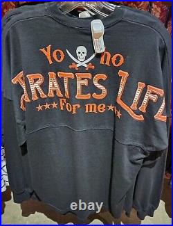 Disney Parks Pirates Of The Caribbean A Pirates Life For Me Spirit Jersey LARGE