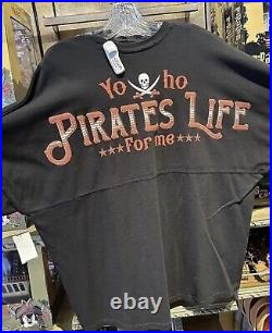 Disney Parks Pirates Of The Caribbean A Pirates Life For Me Spirit Jersey SMALL