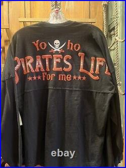 Disney Parks Pirates Of The Caribbean A Pirates Life For Me Spirit Jersey SMALL