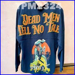 Disney Parks Pirates Of The Caribbean Dead Men Tell No Tales Spirit Jersey Sz L