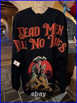 Disney Parks Pirates Of The Caribbean Dead Men Tell No Tales Spirit Jersey XXL