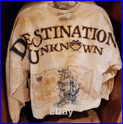 Disney Parks Pirates Of The Caribbean Destination Unknown Spirit Jersey L Large