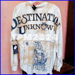Disney Parks Pirates Of The Caribbean Destination Unknown Spirit Jersey Size M Disney Parks Pirates Of The Caribbean Destination Unknown Spirit Jersey Size M