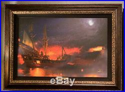 Disney Parks Pirates Of The Caribbean Framed LE Giclee by Joel Payne New
