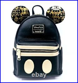 Disney Parks Pirates Of The Caribbean Main Attraction Loungefly Backpack & Ears Disney Parks Pirates Of The Caribbean Main Attraction Loungefly Backpack & Ears