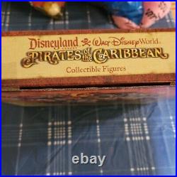 Disney Parks Pirates Of The Caribbean Micky Minnie Donald Figures NIB Rare