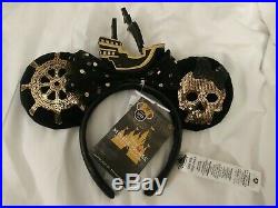 Disney Parks Pirates Of The Caribbean Minnie Mouse Main Attraction Ears Headband