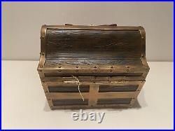 Disney Parks Pirates Of The Caribbean Treasure Chest With Coasters