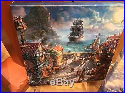 Disney Parks Pirates of The Caribbean Canvas Wrap Print Thomas Kinkade Studios