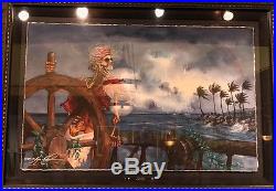 Disney Parks Pirates of The Caribbean Pirates Cursed LE Giclee by Kevin-John