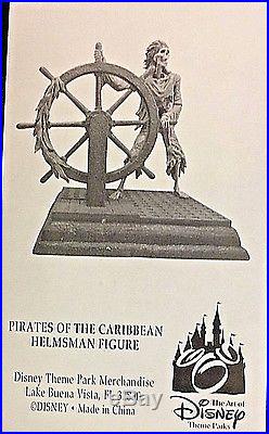 Disney Parks Pirates of the Caribbean 50th Skeleton Helmsman Medium Figure New