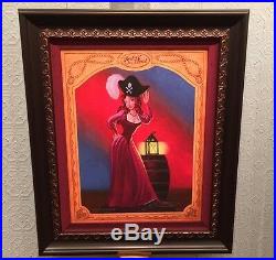 Disney Parks Red Head and the Pirates Winning Bid LE Giclee by Larry Nikolai New