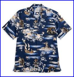 Disney Parks Tommy Bahama Pirates Of The Caribbean Hawaiian Shirt Mens M