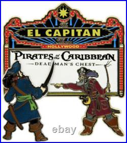 Disney Pin 48141 DSF Pirates of the Caribbean Dead Man's Chest Marquee LE 300