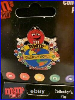 Disney Pin Pirates of the Caribbean M&M Brand Original Card (6 Pin Lot)