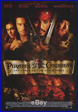 Disney Pirates Of The Caribbean Curse Of The Black Pearl Prop Rare
