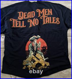 Disney Pirates Of The Caribbean Dead Men Tell No Tales Spirit Jersey 2XL NEW Disney Pirates Of The Caribbean Dead Men Tell No Tales Spirit Jersey 2XL NEW