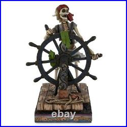 Disney Pirates Of The Caribbean Helmsman Pirate Jim Shore Statue Figurine New