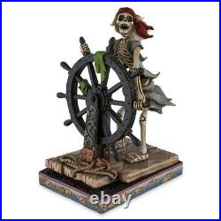 Disney Pirates Of The Caribbean Helmsman Pirate Jim Shore Statue Figurine New