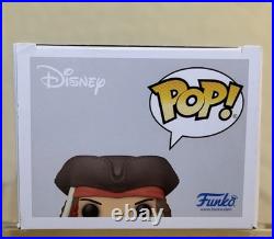 Disney Pirates Of The Caribbean Jack Sparrow #1482 Signed By Johnny Depp Funko