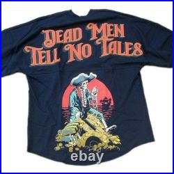 Disney Pirates Of The Caribbean Spirit Jersey Dead Men Tell No Tales 2xl Nwt