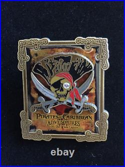 Disney Pirates of Caribbean Adventures on the 7 Seas Lagoon Ye Swabs Package Pin