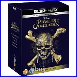 Disney Pirates of The Caribbean 1-5 Collection 4K Blu-ray SteelBook Preorder