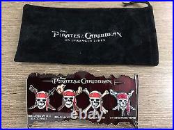 Disney Pirates of the Caribbean 4 JUMBO Pin LE 1000 DSF Rare Black Pearl Tides