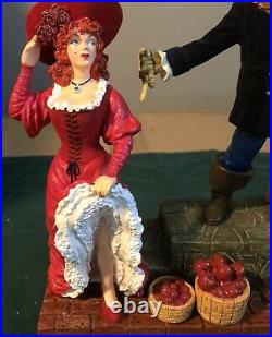 Disney Pirates of the Caribbean Auctioneer and Redhead Figurine LE 300