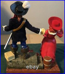 Disney Pirates of the Caribbean Auctioneer and Redhead Figurine LE 300