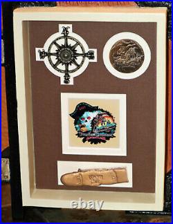 Disney Pirates of the Caribbean Captains Journal with Compass, Medallian, Gold