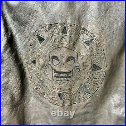 Disney Pirates of the Caribbean Dead Man's Chest Men's Leather Jacket Large L