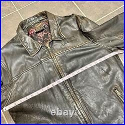 Disney Pirates of the Caribbean Dead Man's Chest Men's Leather Jacket Large L