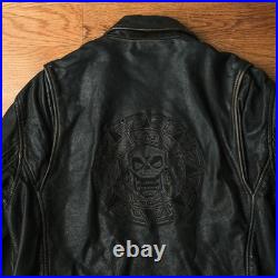 Disney Pirates of the Caribbean Dead Man's Chest Men's Leather Jacket Large M Disney Pirates of the Caribbean Dead Man's Chest Men's Leather Jacket Large M